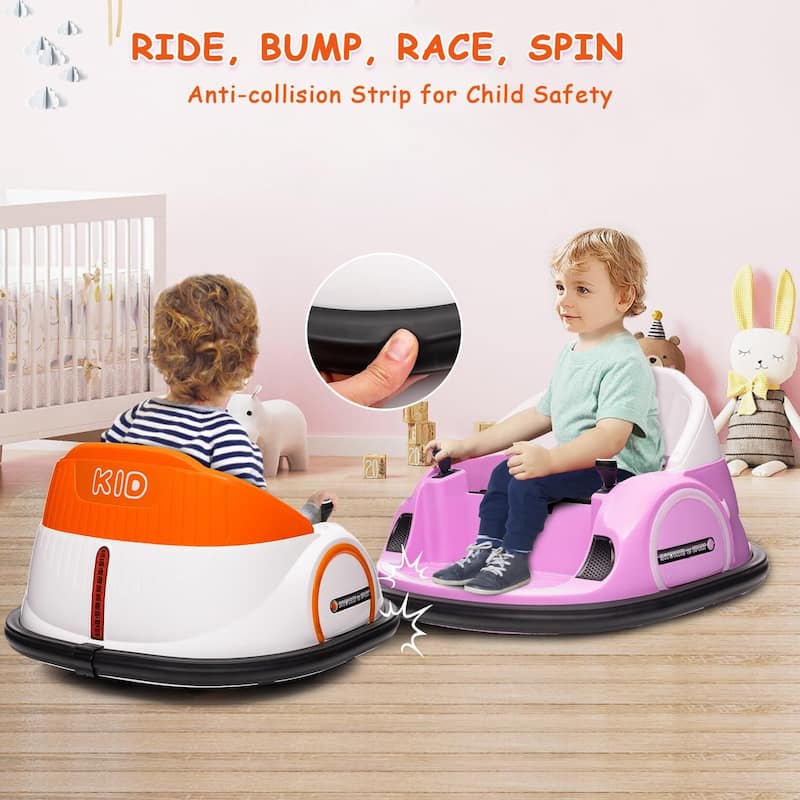 12V Kids Ride On Bumper Car Toddlers Electric Bumping Car
