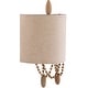 preview thumbnail 4 of 3, Livabliss Ashwood Traditional Beaded 2-light Wall Sconce - 11"H x 9"W x 4"D