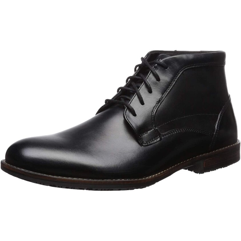 mens black rockport boots