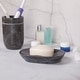 preview thumbnail 5 of 4, Creative Home Charcoal Marble Soap Dish, Soap Tray, Soap Holder - Gray - N/A