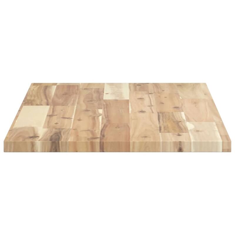 vidaXL Table Top Natural Acacia Wood Solid Acacia Wood 39.4 x 15.7 in - 39.4 x 15.7 in