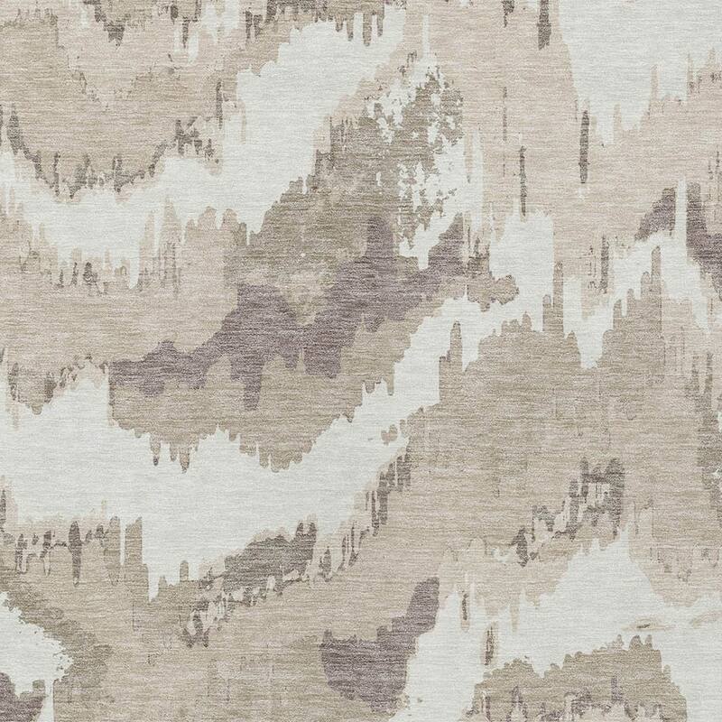HomeRoots Abstract Transitional Rectangle Outdoor Rug