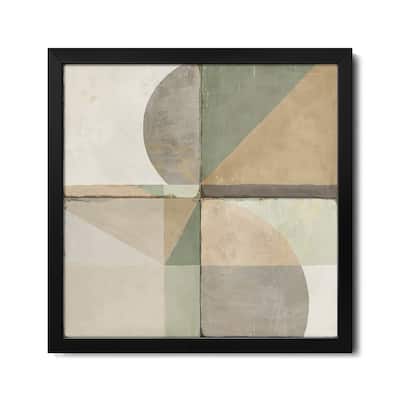 Green Tile II Premium Framed Poster by Isabelle Z