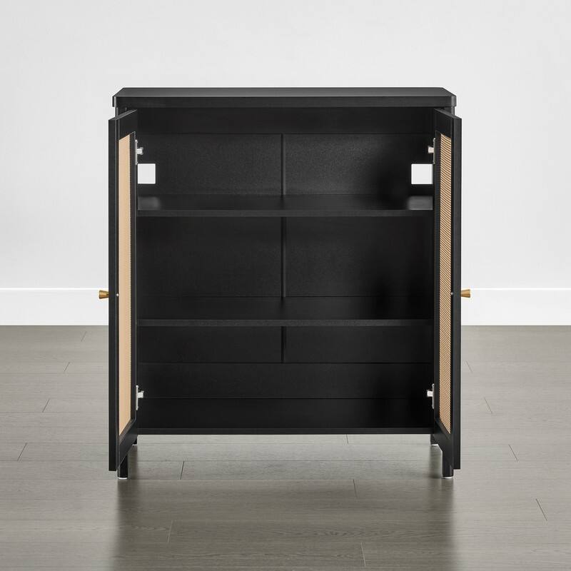 Spruce & Spring Boho Chic Sideboard Buffet Cabinet with Storage for Dining & Living Room