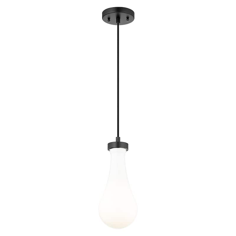 Innovations Lighting 451-1P-G451-5GWH Owego 5" Wide Mini Pendant with