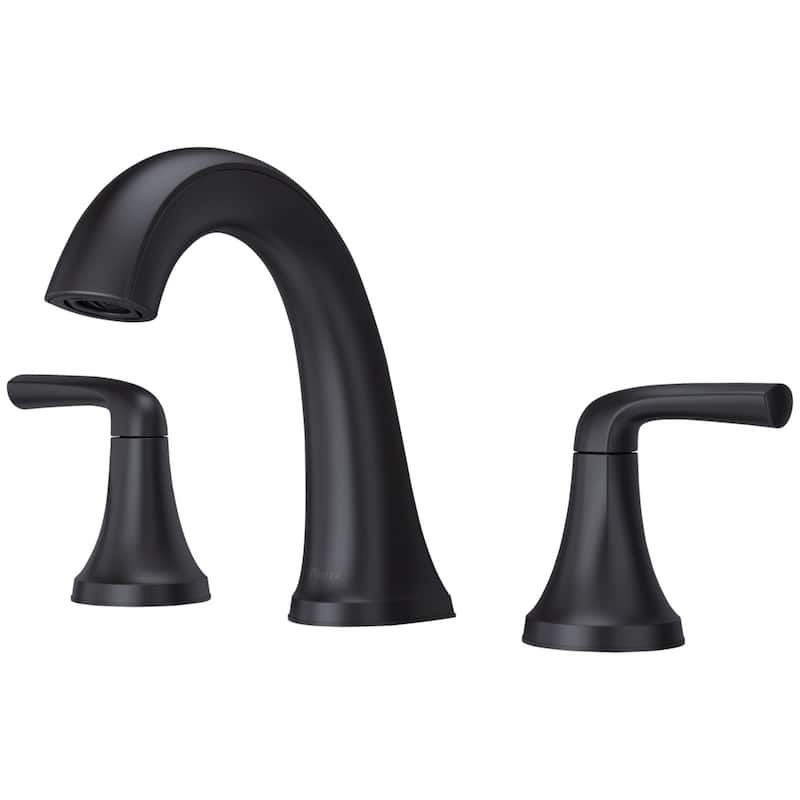 Pfister LG49-MCA0 McAllen 1.2 GPM Widespread Bathroom Faucet with - Matte Black