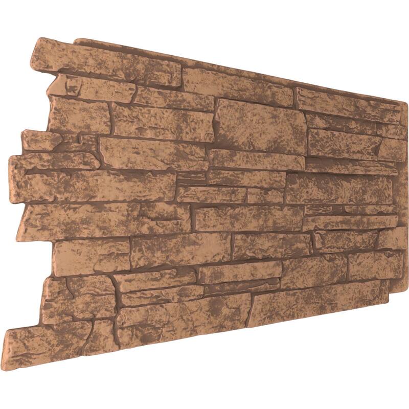 Acadia Ledge Stacked Stone, EverStone Faux Stone Siding Panel