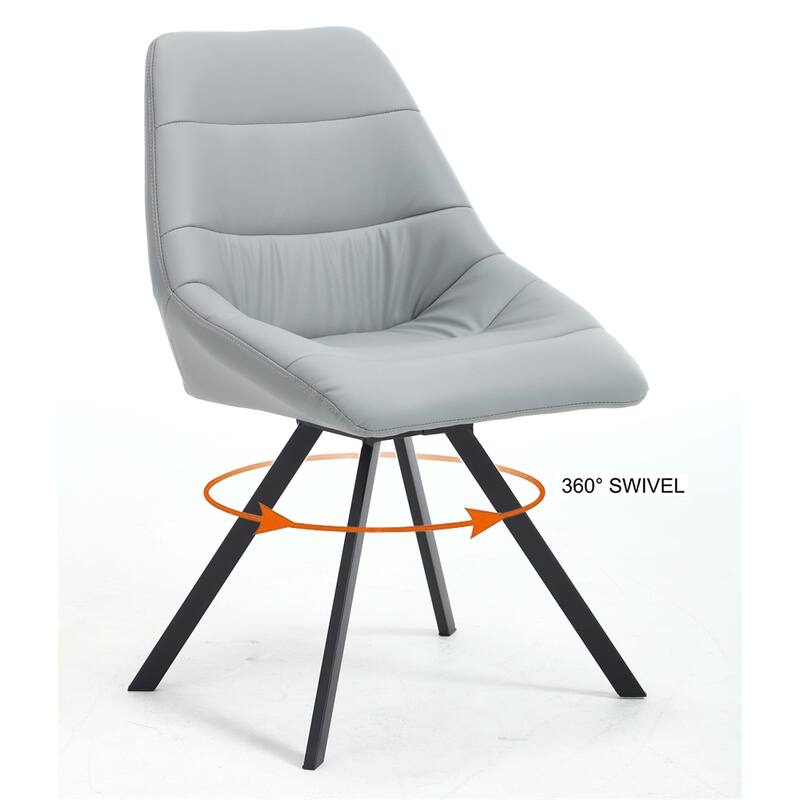 Dining Chair,Thickened Fabric Chairs with Metal Legs Set of 2