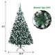 preview thumbnail 16 of 14, 7FT Spray White PVC Christmas Tree 870 Branches for Holiday Decoration