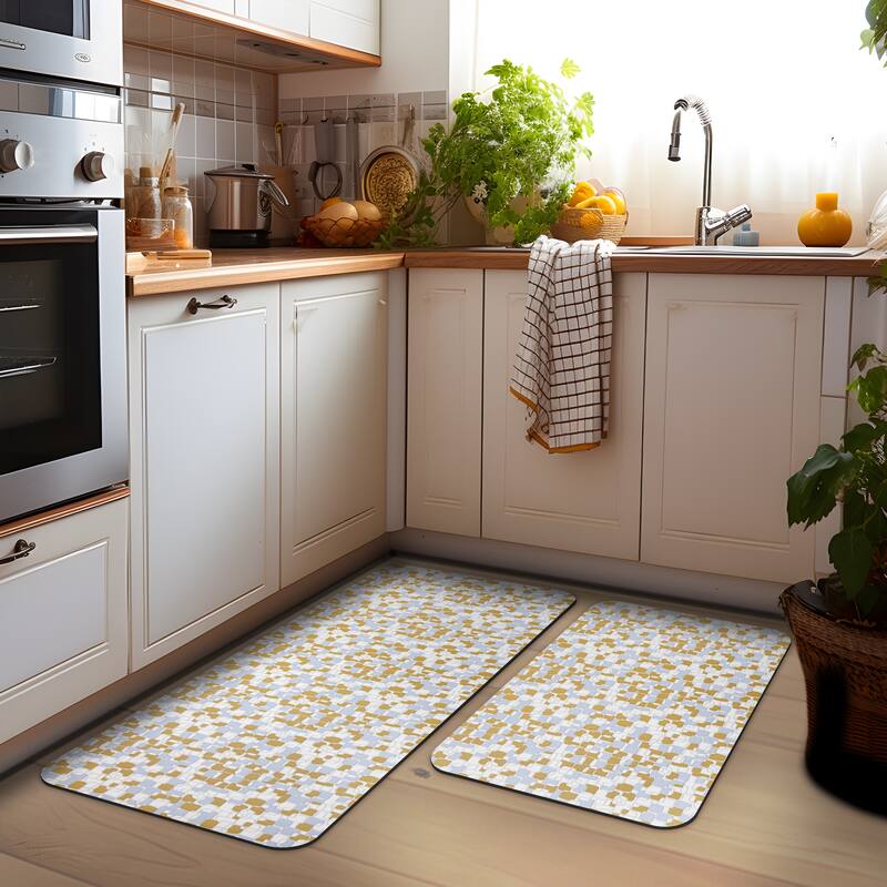 Ray Star printed kitchen wonderful matGreatCreative mosaic pattern - 20"X40"X0.31"