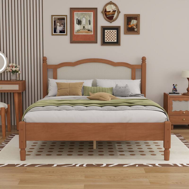Wooden Platform Bed