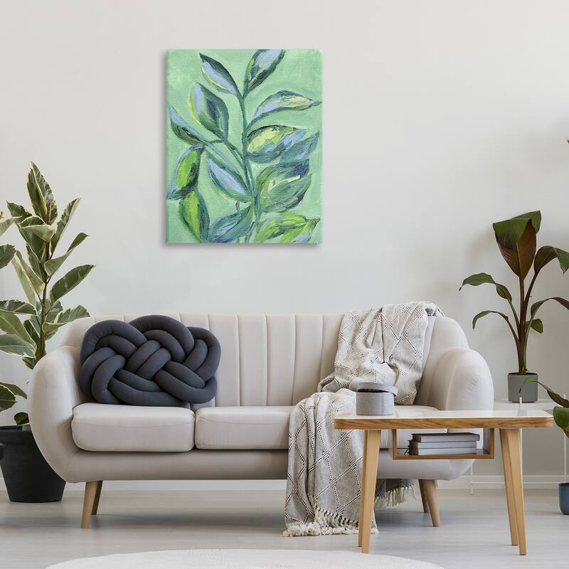Stupell Leafy Plant Foliage Canvas Wall Art Design By Nikita Jariwala