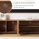 preview thumbnail 7 of 18, 79" Mid-Century Modern TV Stand - Wood Media Console, Living Room Entertainment Center with Ample Storage