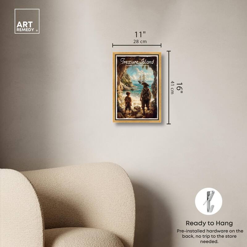 Treasure Island Classic Canvas by Art Remedy