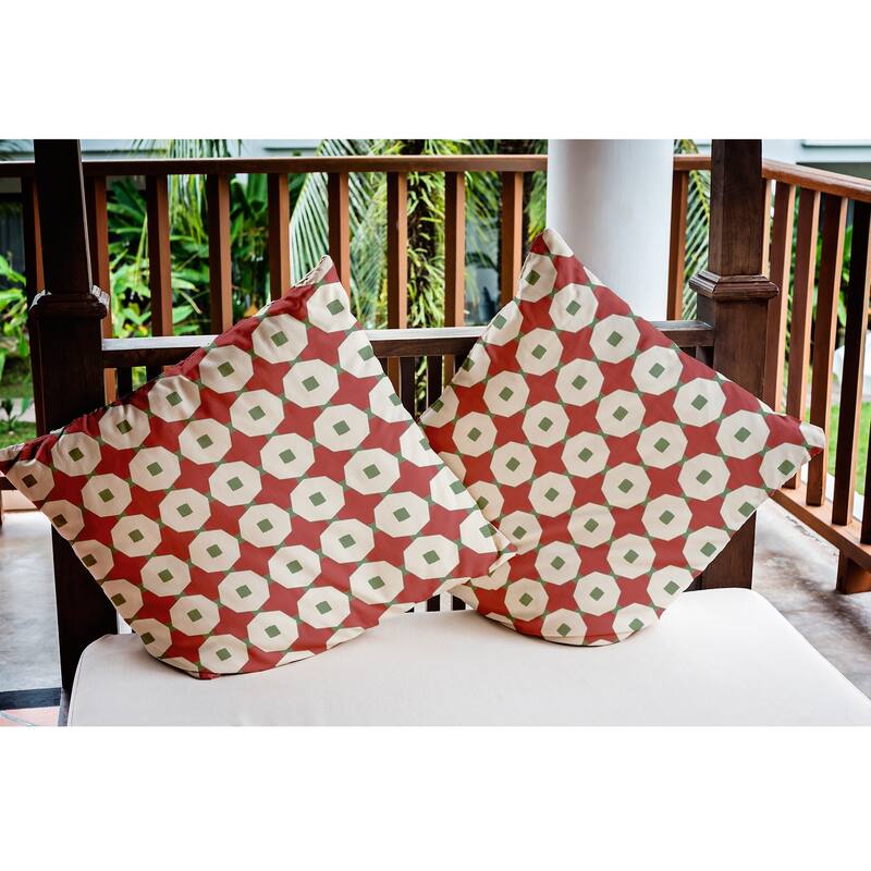 Button Up Indoor/Outdoor Throw Pillow