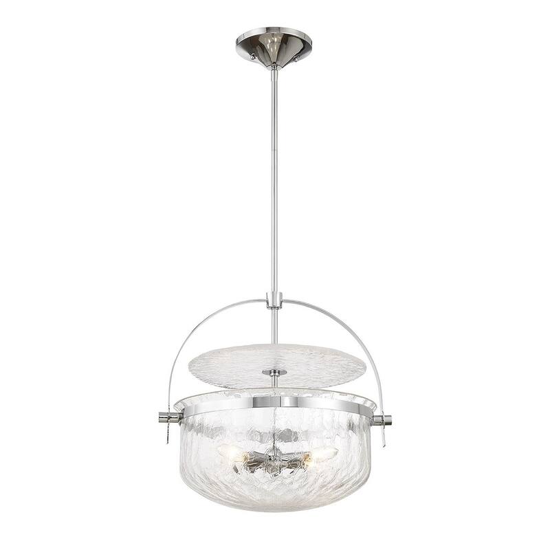 Denmar Four Light Convertible Semi-Flush/Pendant