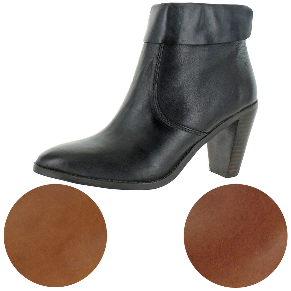 lucky brand cognac booties