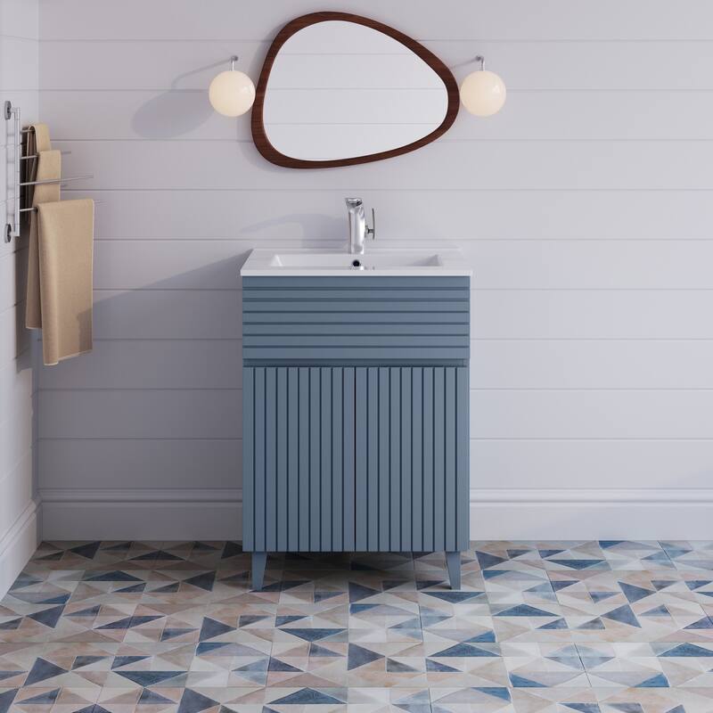Swiss Madison SM-BV271 Bernay 24" Free Standing Single Basin Vanity
