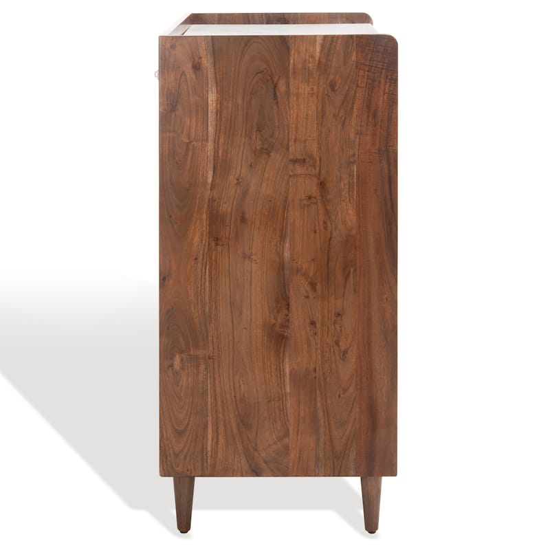 SAFAVIEH Couture Milana Marble Bar Cabinet - 35"W x 18"D x 39"H