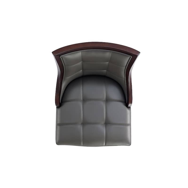 Manhattan Comfort Fifth Avenue 45 in. Walnut Beech Wood Bar Stool