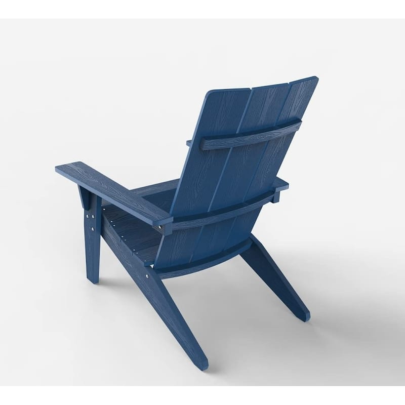 WINSOON Adirondack Chair with Cup Holder All Weather,Made Of HIPS