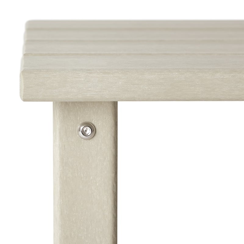 Polytrends Laguna Hdpe All Weather Outdoor Patio Square Side Table