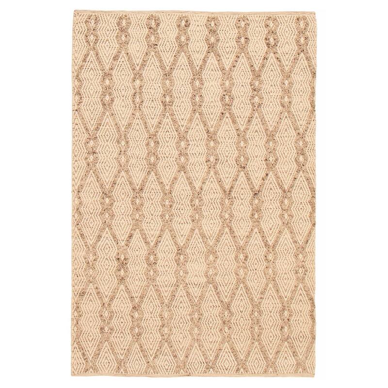 Marrakech Cream Kilim 5'2" x 7'8" - 5'2 x 7'8 - Cream - 5'2 x 7'8