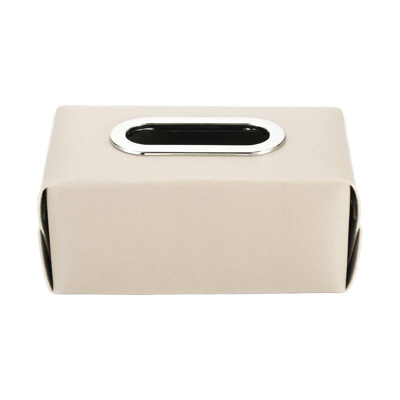 7.8x4.3x2.7" Tissue Box Cover, Rectangle Napkin Paper Towel Dispenser Holder for Countertop Home Office Car