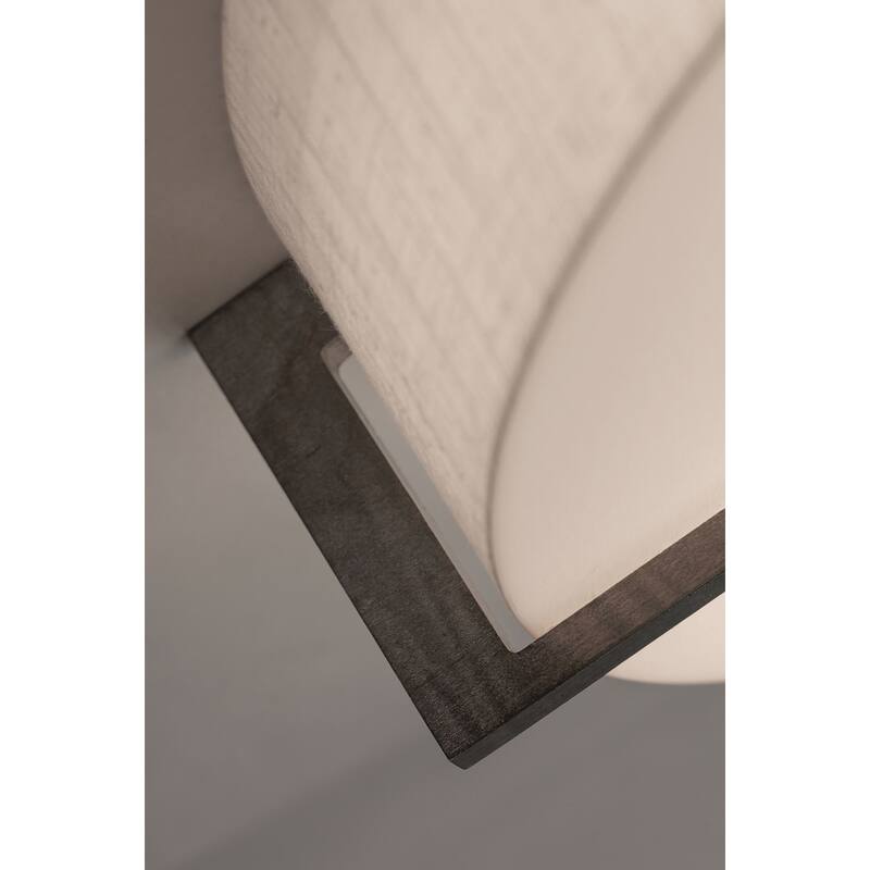 AFX APF2432MBWG Apex 3 Light 28" Wide Flush Mount Drum Ceiling Fixture