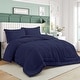 preview thumbnail 36 of 35, 3 Piece Reversible Silky Luxury Soft Satin Comforter with 2 Satin Pillowcases