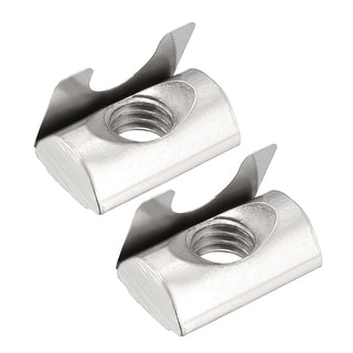 EYPINS roll-in veer 4040 M8 T-moer metalen profiel 8 mm sleufmoeren kogelmoer 8 met ringen en schroeven (vernikkeld staal) 50 stuks