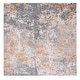 preview thumbnail 17 of 113, SAFAVIEH Aston Fedra Modern Abstract Rug 6'7" Square - Grey/Gold - Square