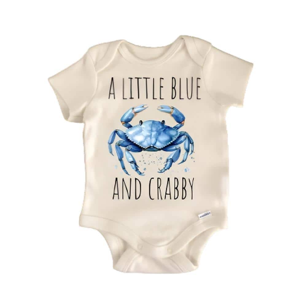 Blue Crab - Baby Boy Girl Clothes Infant Bodysuit Funny Cute Newborn