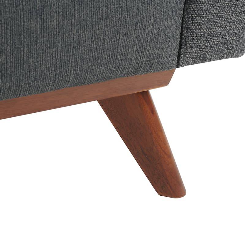 SAFAVIEH Couture Sakumi Mid-Century Modern Arm Chair - 37" W x 37.6" L x 33.7" H - 37Wx38Dx34H