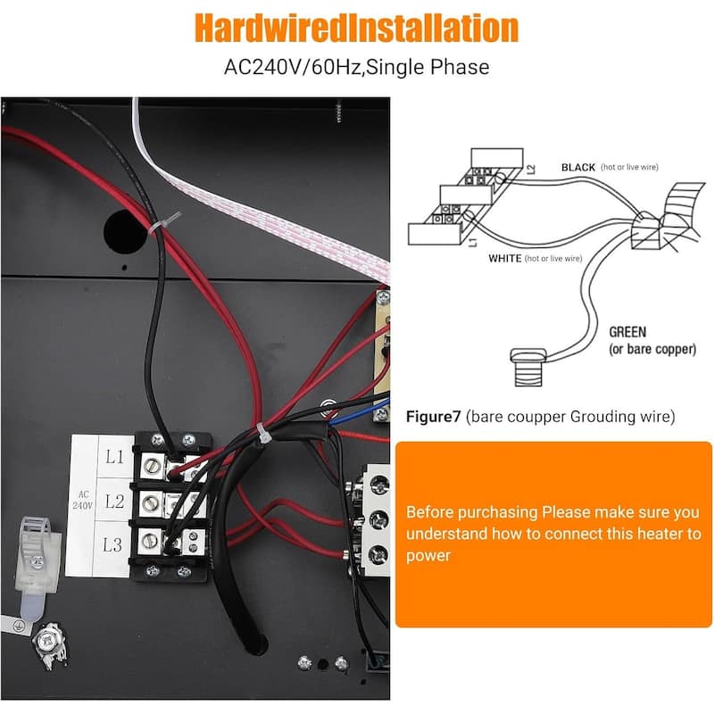 Electric Garage Heater, with Remote, Overheat Protection