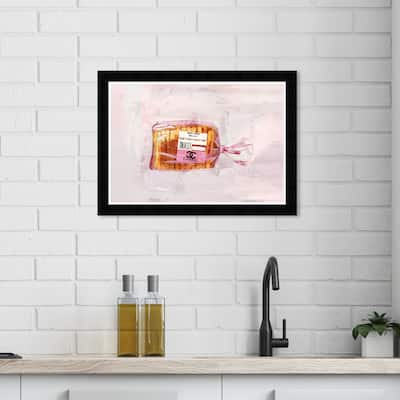 Wynwood Studio Prints Food Cuisine Packaged Loaf No 5 Pink Wall Art