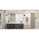 preview thumbnail 106 of 192, KIOTEE Modern Metal Frame Wall Mounted Bathroom Vanity Mirror with 5-year warranty