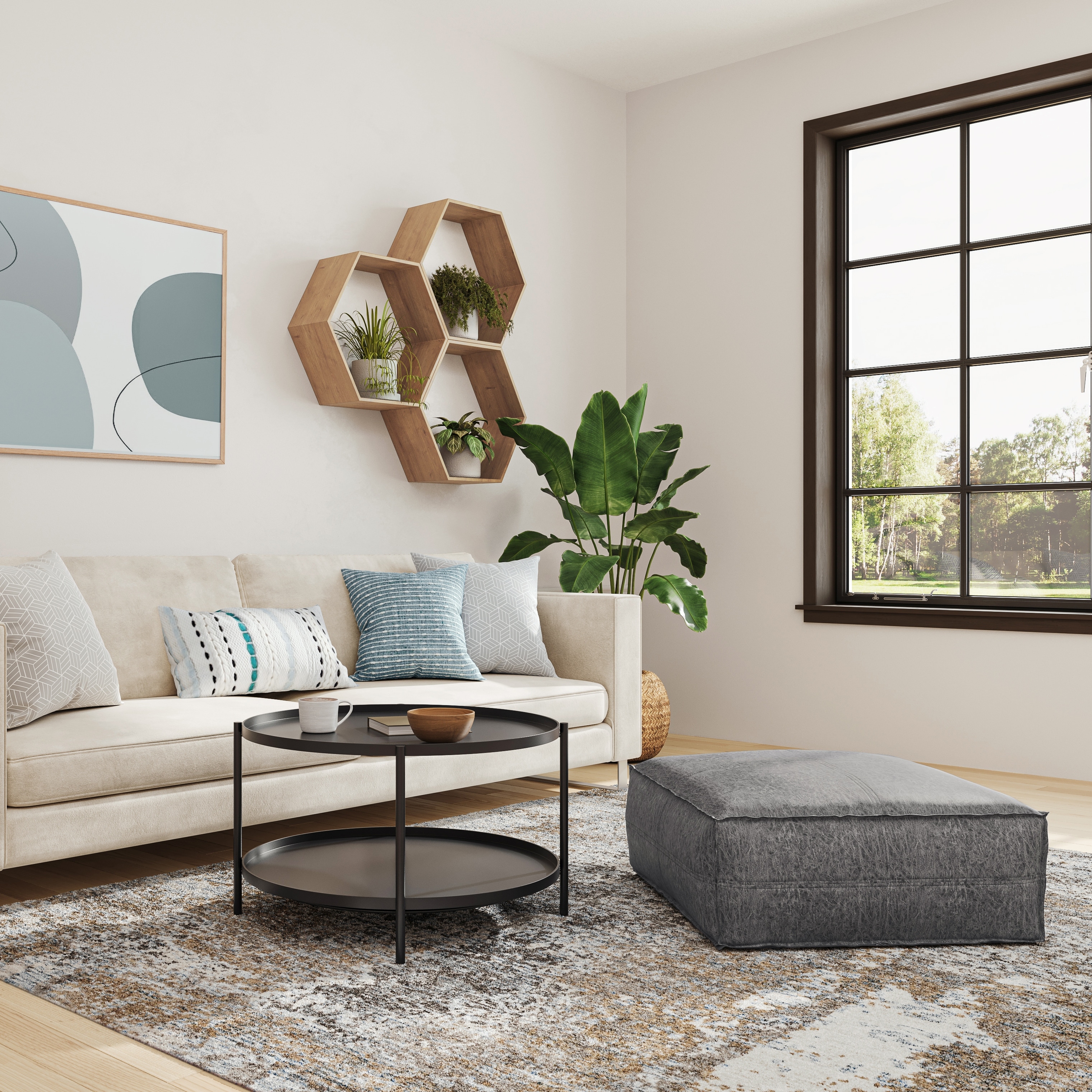 Wyndenhall pouf sale