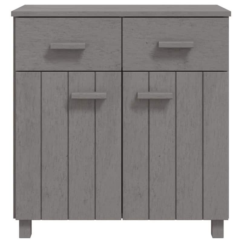 vidaXL Sideboard Buffet Console Cabinet with Storage HAMAR Solid Wood Pine - 31.1"x15.7"x31.5"