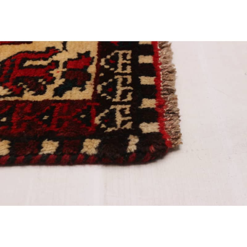 ECARPETGALLERY Hand-knotted Melis Red Wool Rug - 7'0 x 10'11