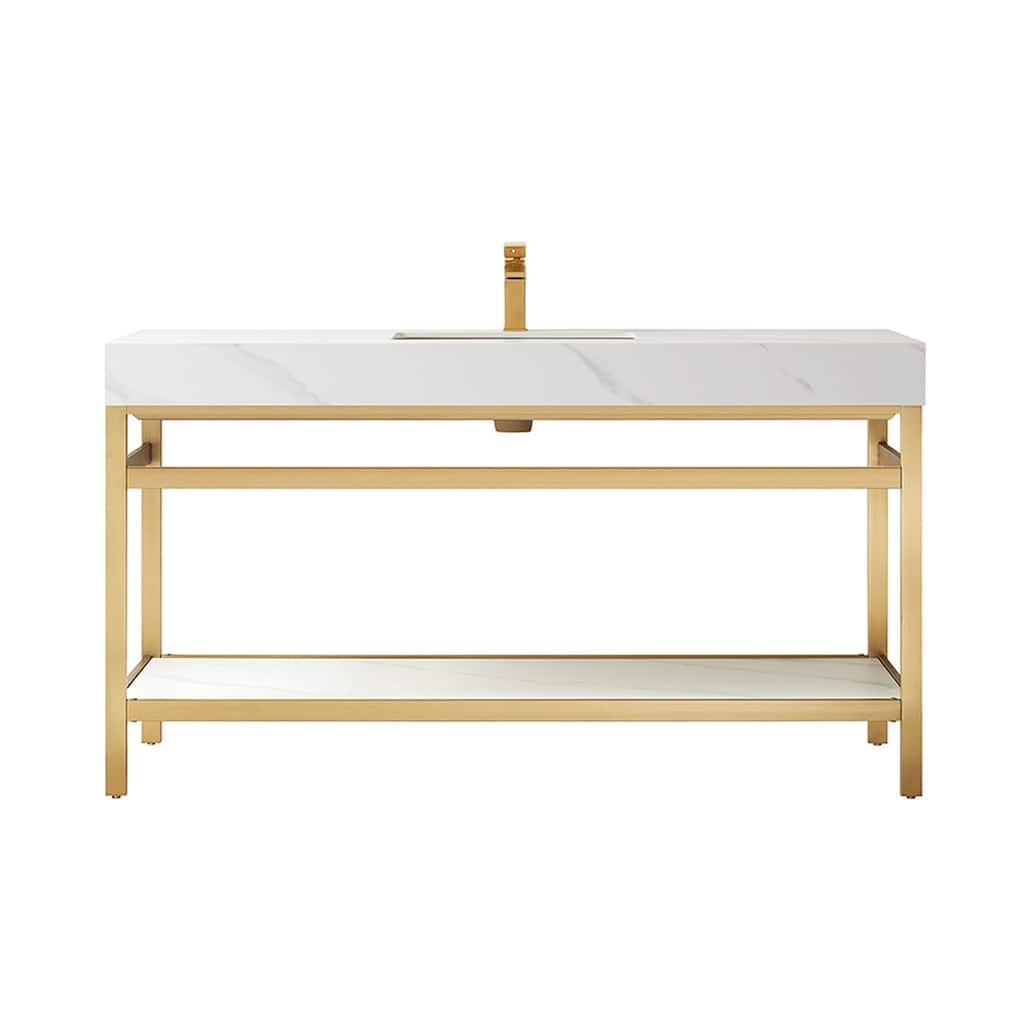 Miseno MV702560-NM Funes 60" Free Standing Single Basin Vanity Set