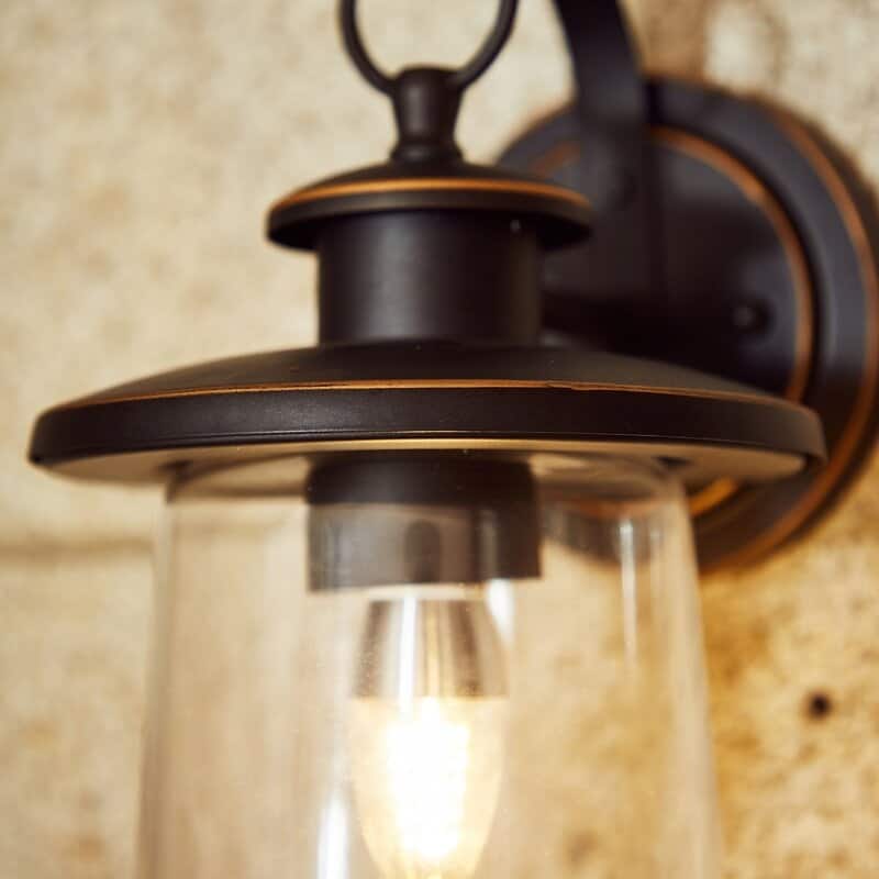 1-Light Outdoor Wall Sconce 2 Pack - 6.62"x8.3"x12"