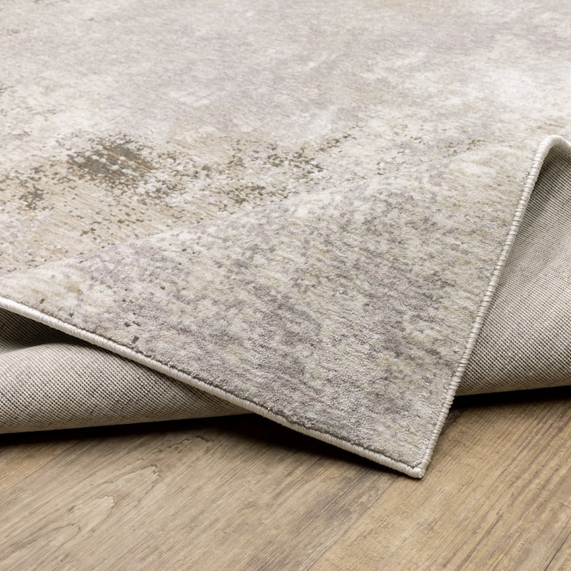 Style Haven Nelson Muted Abstract Ivory/ Beige Indoor Area Rug