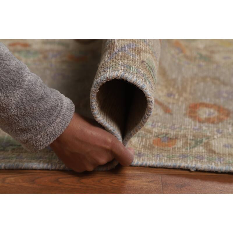 Tabriz Persian Vintage Area Rug Handmade Wool Carpet - 9'6" x 12'7"