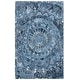 preview thumbnail 87 of 119, SAFAVIEH Handmade Marquee Genta Modern Medallion Wool Rug 2' x 3' - Blue/Grey - Rectangle