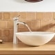 preview thumbnail 40 of 47, Vibrantbath Vessel Sink Faucet Waterfall with Pop Up Drain