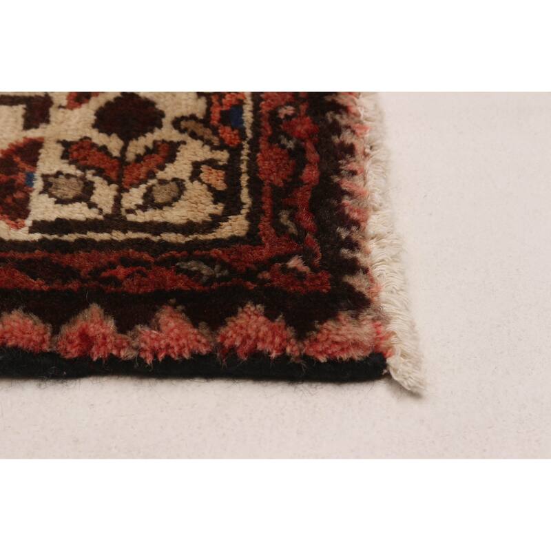 ECARPETGALLERY Hand-knotted Andelz Red Wool Rug - 3'7 x 9'8