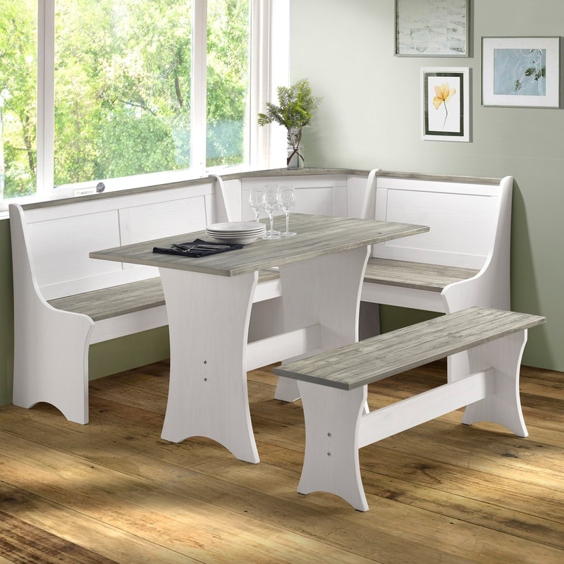 Linon Hillcrest 3-Piece Storage Nook
