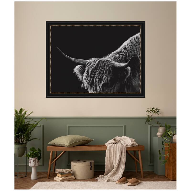 Kate and Laurel Scottish Highland No. 6 by Crystal Lynn Collins Framed Wall Art Print