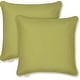 preview thumbnail 1 of 0, Sunbrella by Austin Horn Classics Corded-Edge Filled Pillow (Set of 2) 18x18 - Kiwi